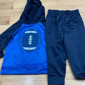 Jumping beans top and bottom set boys sz 4t blue